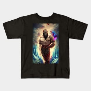 KRATOS Renaissance portrait GOW Kids T-Shirt